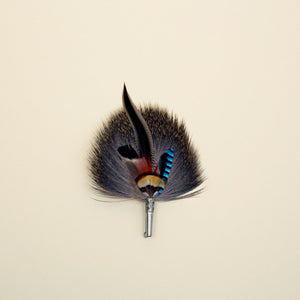 German Feather Pin, Assorted